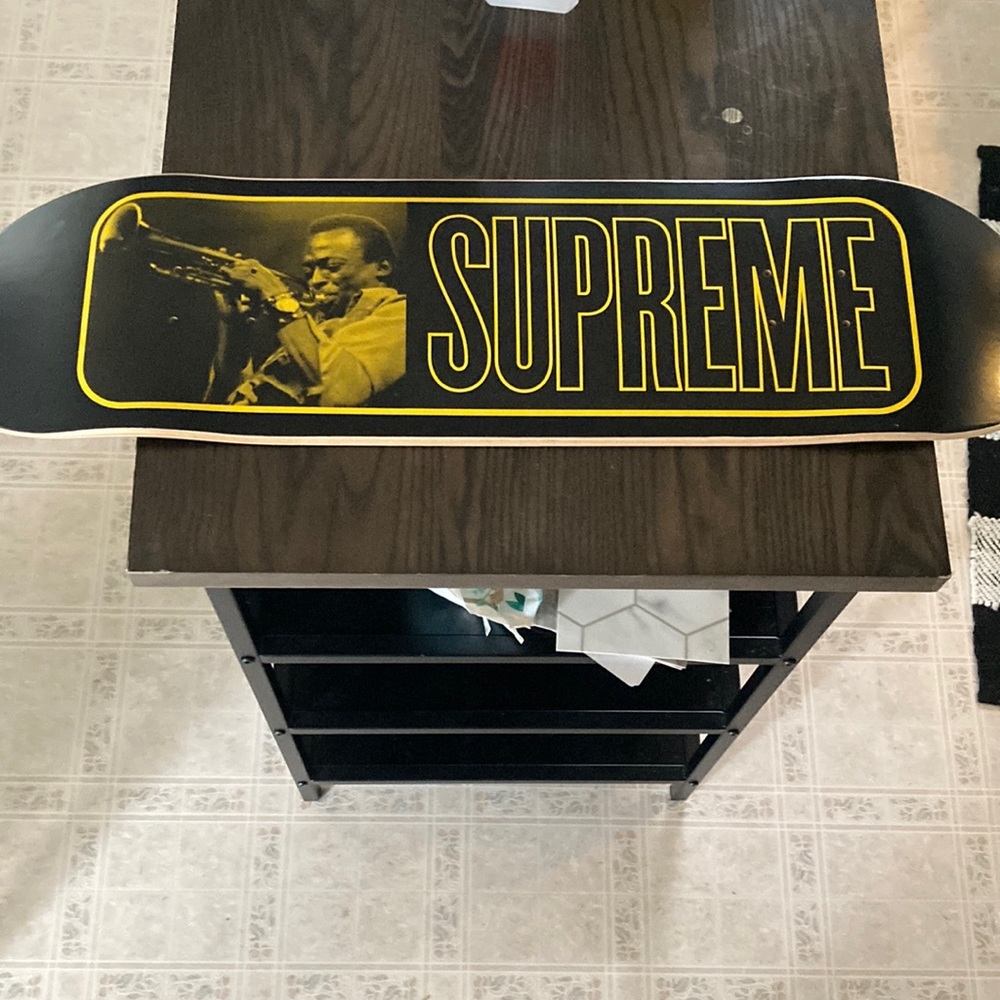 Supreme Miles Davis skate deck